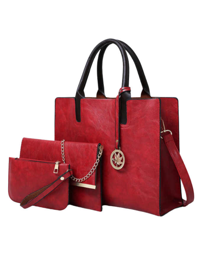 SHOPIQAT New Mother-in-Law PU Women's Large Multi-Piece Set Shoulder Bag - Premium from shopiqat - Just $13.900! Shop now at shopiqat
